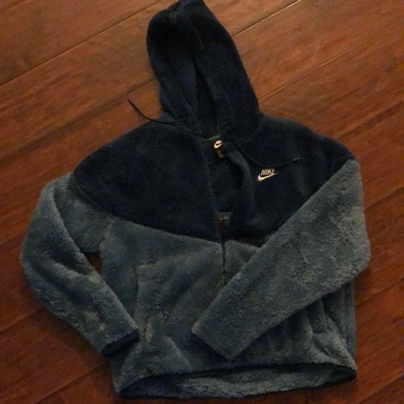 NIKE WINDRUNNER FLEECE/SHERPA JACKET HOOD - Picture 5 of 10
